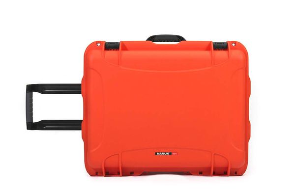 Nanuk Case 950 mit Trennwand  orange