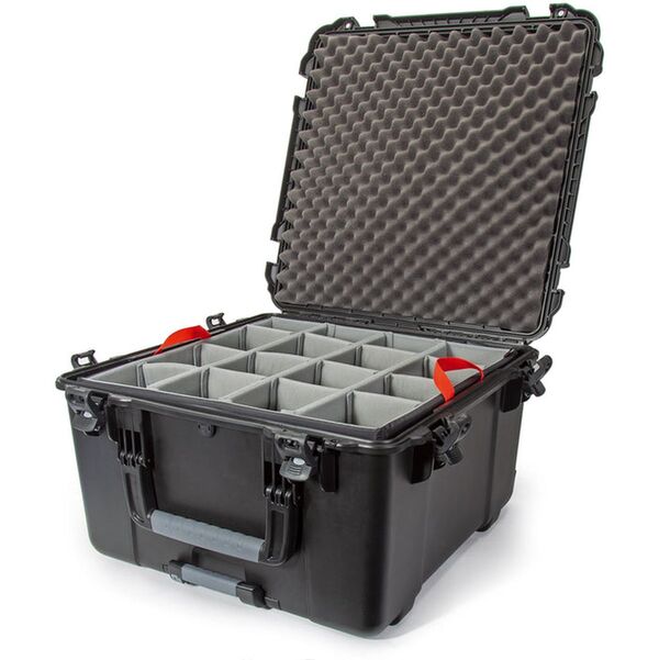 Nanuk Case 970 mit gepolsterter Trennwand  schwarz