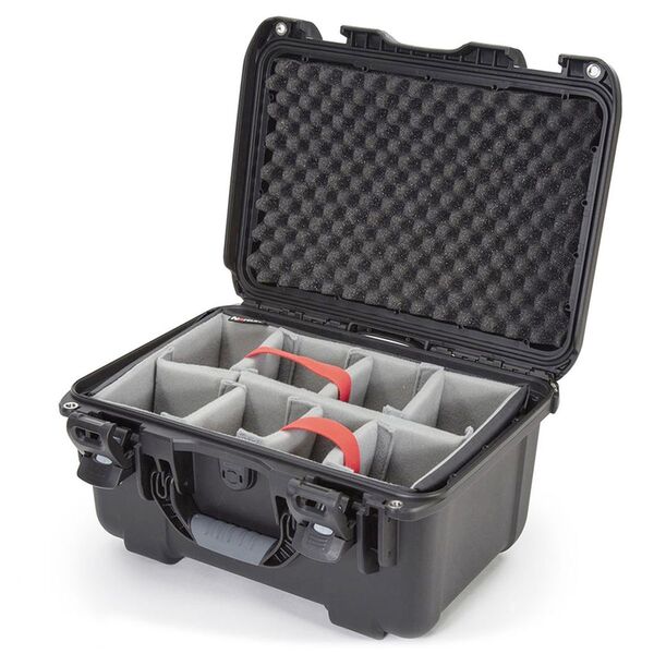 Nanuk Case 918 mit gepolsterter Trennwand  schwarz