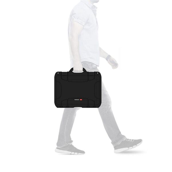 Nanuk Case 918 mit gepolsterter Trennwand  schwarz