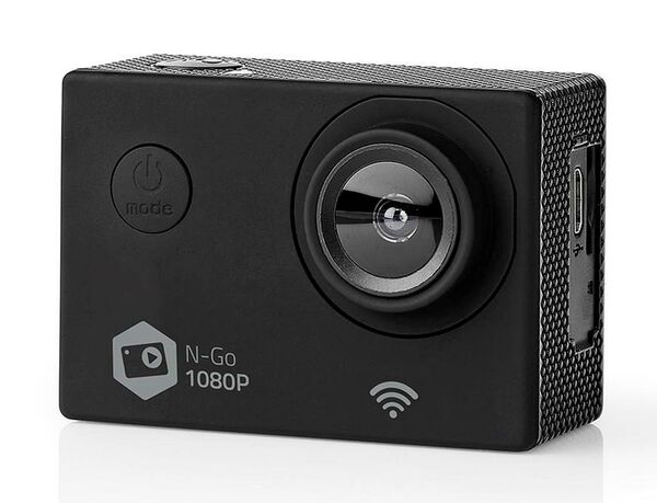 NEDIS Full HD Action Cam 1080p WLAN schwarz 