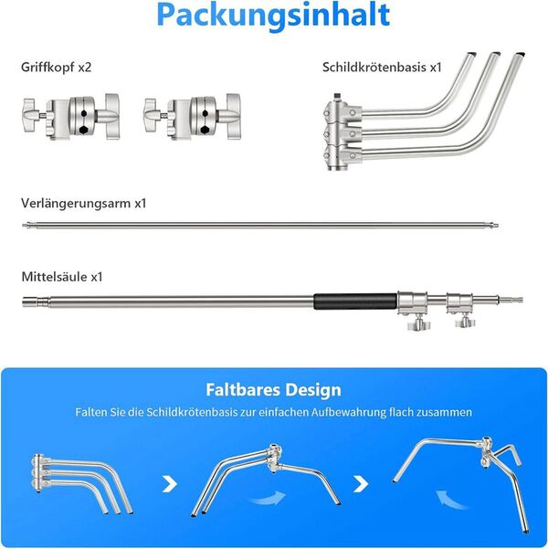 Neewer SC320 Premium C-Stand Galgenstativ 