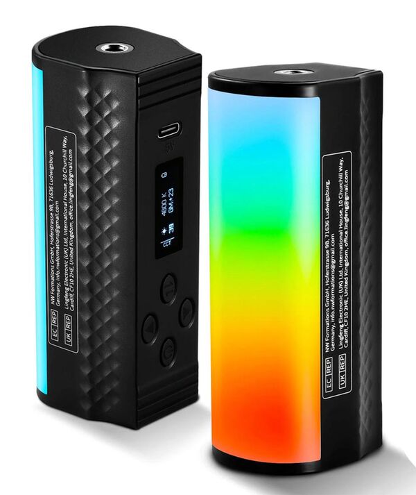 Neewer TL98C 4 Watt RGB LED Stablicht kurz, magnetisch 