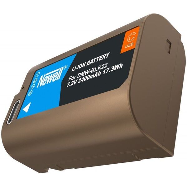 Newell Akku DMW-BLK22 USB-C für Panasonic 