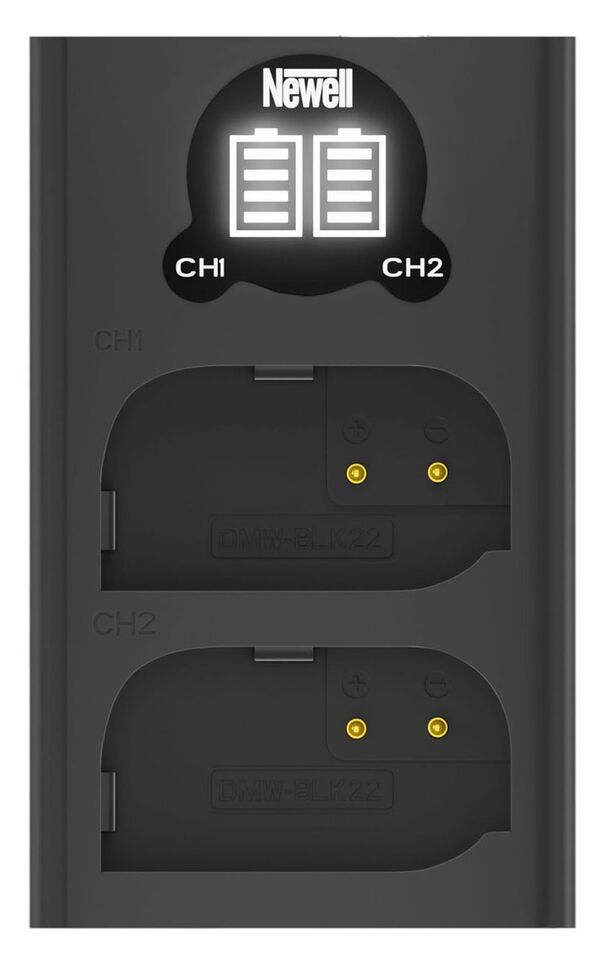 Newell DL-USB-C Zweikanal-Ladegerät für DMW-BLK22 