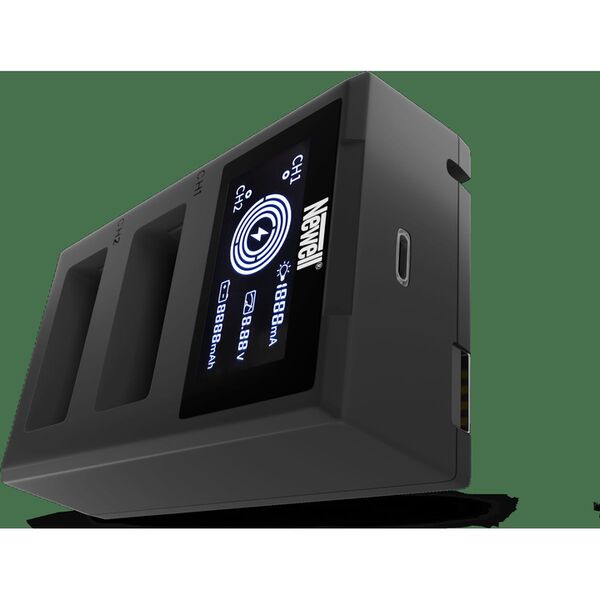 Newell FDL-USB-C Zweikanal-Ladegerät für LP-E17 Akkus 