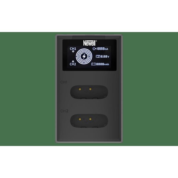 Newell FDL-USB-C Zweikanal-Ladegerät für NP-BX1 Akkus 
