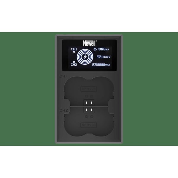 Newell FDL-USB-C Zweikanal-Ladegerät für NP-W235 Akkus 