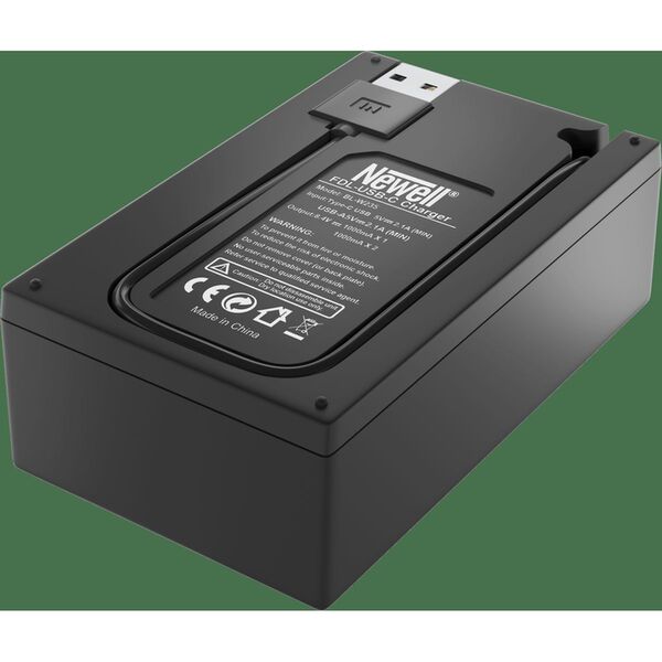 Newell FDL-USB-C Zweikanal-Ladegerät für NP-W235 Akkus 