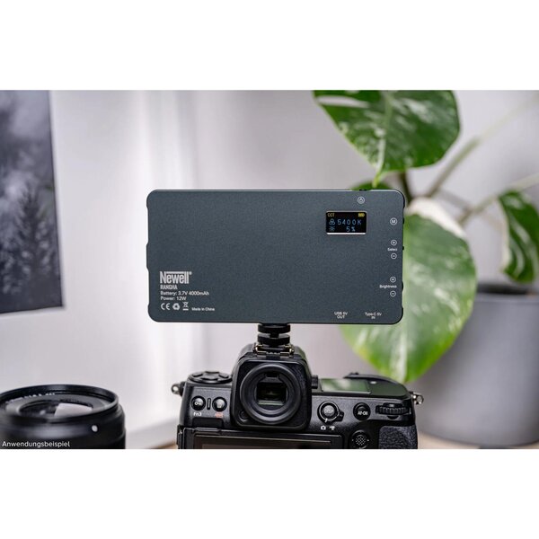 Newell Rangha RGB-W LED Set inkl. Diffusor und Stativ 