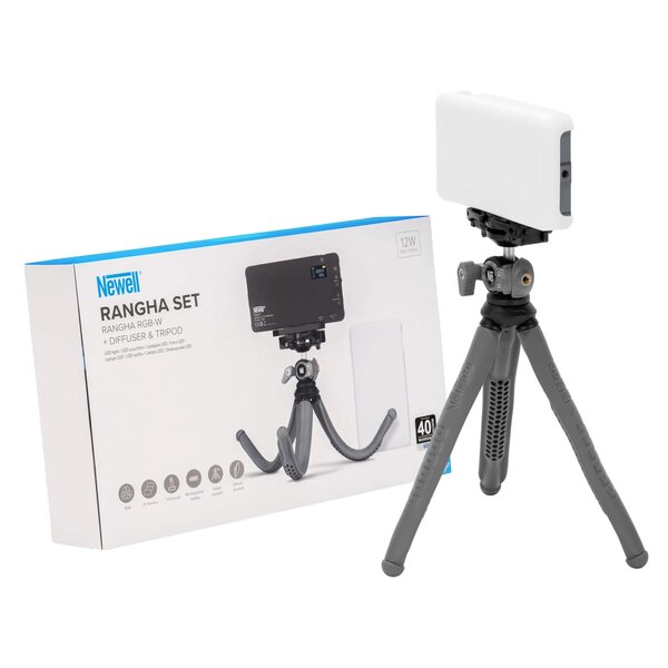 Newell Rangha RGB-W LED Set inkl. Diffusor und Stativ 