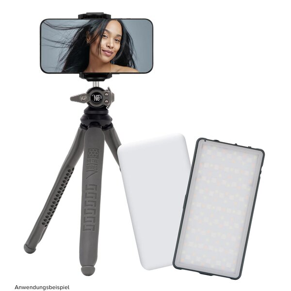 Newell Rangha RGB-W LED Set inkl. Diffusor und Stativ 