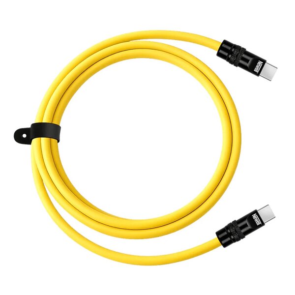 Newell USB-C - USB-C 100 W Kabel, 2 m, Silikon  gelb-schwarz