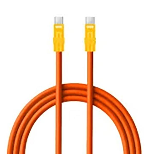 Newell USB-C - USB-C 100 W Kabel, 2 m, Silikon  orange-gelb