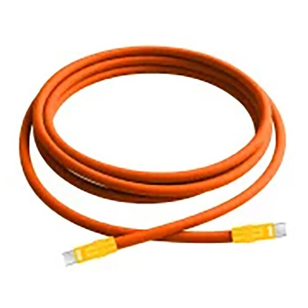 Newell USB-C - USB-C 100 W Kabel, 2 m, Silikon  orange-gelb