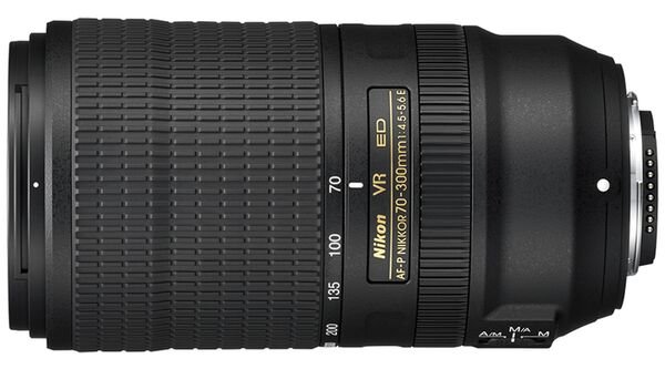 Nikon AF-P Nikkor 70-300mm f/4,5-5,6 E  ED VR  Nikon FX