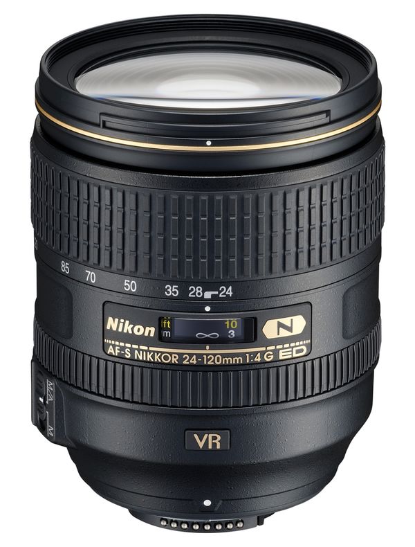 Nikon AF-S Nikkor 24-120mm f/4,0 ED VR  Nikon FX