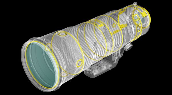 Nikon AF-S Nikkor E 180-400mm f/4,0 TC1.4 FL ED VR  Nikon FX