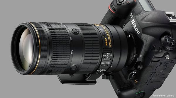 Nikon AF-S Nikkor E 70-200mm f/2,8 FL ED VR  Nikon FX