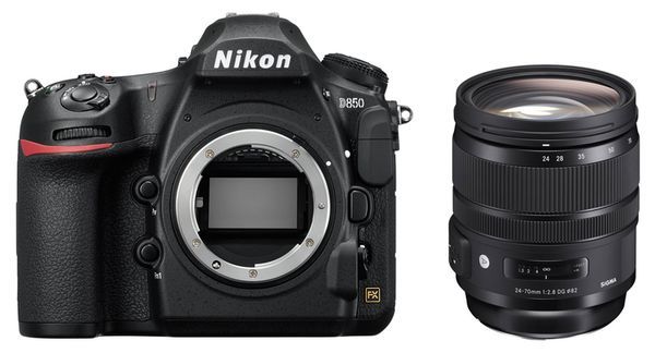 Nikon D850 + Sigma AF 24-70mm f/2,8 DG OS A  Nikon FX