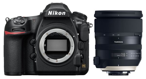 Nikon D850 + Tamron SP 24-70mm f/2,8 Di VC USD G2 