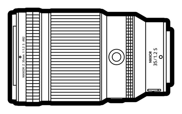 Nikon Nikkor Z 35mm f/1.2 S  Nikon Z