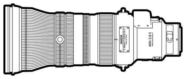 Nikon Nikkor Z 400mm f/2.8 TC VR S  Nikon Z