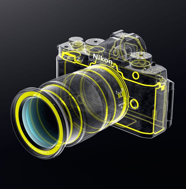 Nikon Z f + Nikkor Z 24-70mm f/4,0 S - Retourenware Verpackung beschädigt - 