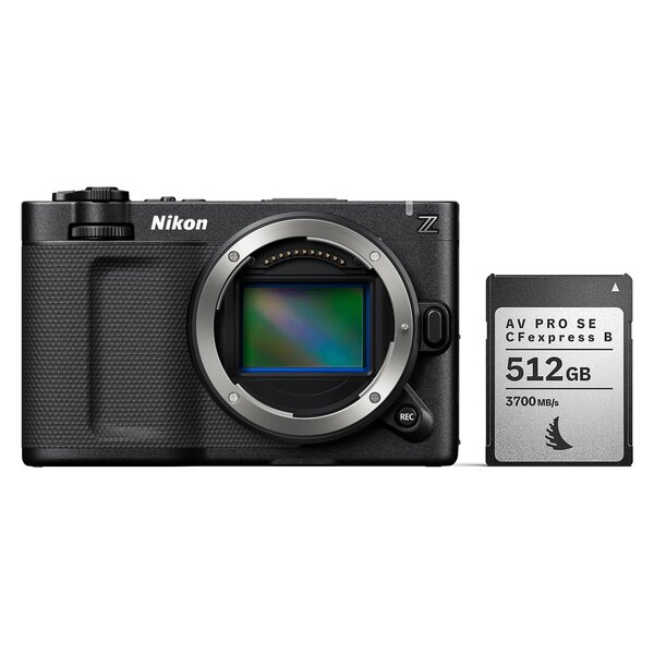 Nikon ZR + Angelbird AV PRO SE CFexpress B v4 MK2 512 GB 