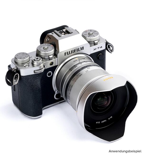 NiSi 15mm F4  Fujifilm X silber