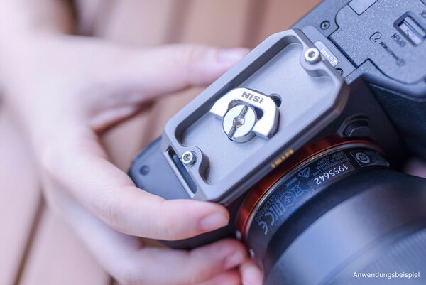 NiSi A-65G Arca Schnellkupplungsplatte  grau