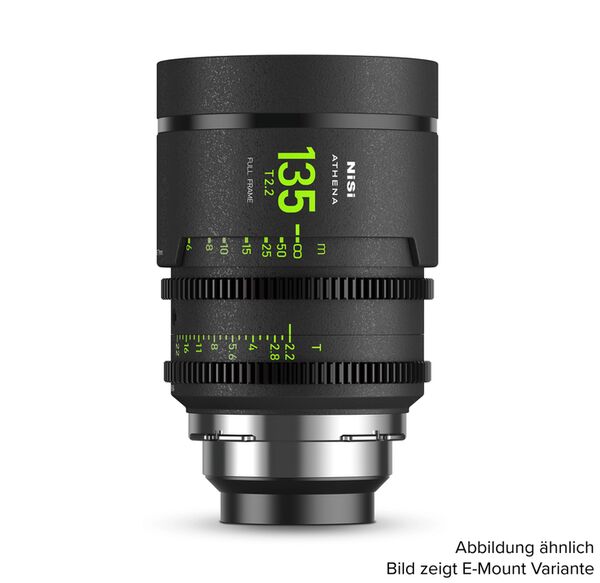 NiSi ATHENA PRIME 135mm T2.2 Cinema Lenses (ohne Drop-In-Filter)  G-Mount