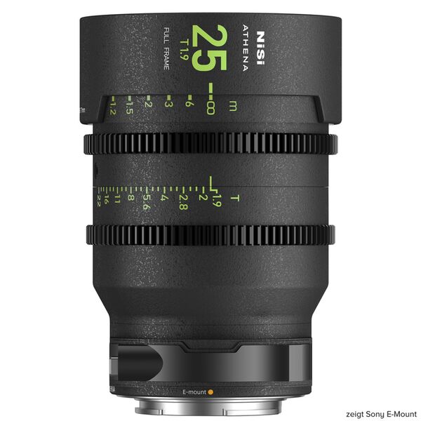 NiSi ATHENA PRIME 25mm T1.9 Cinema Lenses  Canon RF