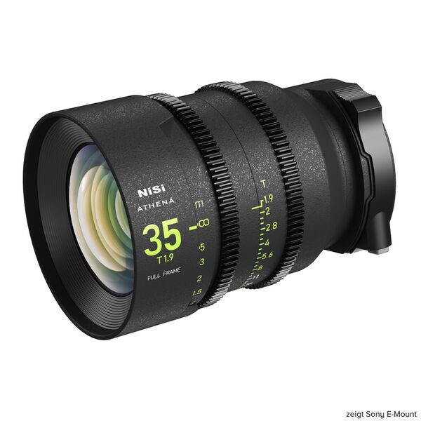 NiSi ATHENA PRIME 35mm T1.9 Cinema Lenses  Sony E-Mount