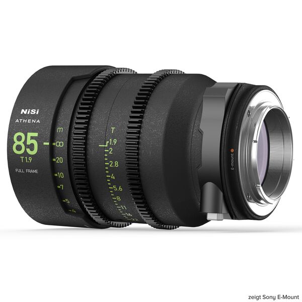 NiSi ATHENA PRIME 85mm T1.9 Cinema Lenses  Canon RF