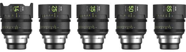 NiSi ATHENA PRIME Cinema Lens-Kit (ohne Drop-In-Filter) für  E-Mount