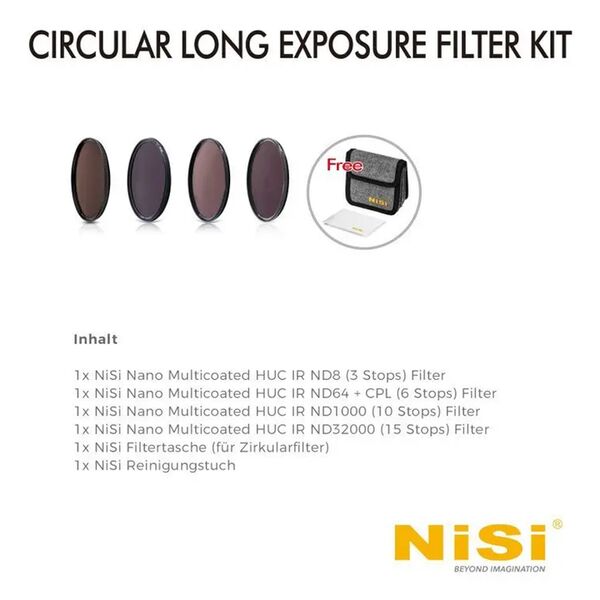 NiSi Circular Long Exposure Kit  77mm