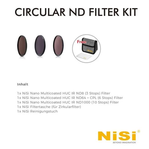 NiSi Circular ND Filter Kit  72mm