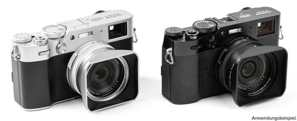 NiSi JetMag Pro Lens Hood Kit für Fujifilm X100  silber