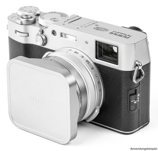 NiSi JetMag Pro Lens Hood Kit für Fujifilm X100  silber