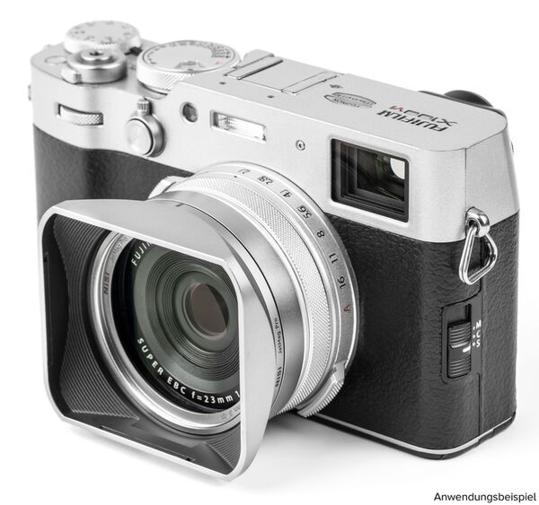 NiSi JetMag Pro Lens Hood Kit für Fujifilm X100  silber