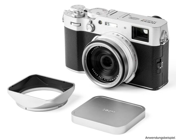 NiSi JetMag Pro Lens Hood Kit für Fujifilm X100  silber