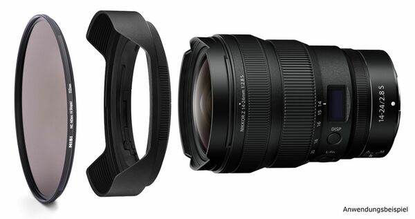 NiSi ND1000 Graufilter für Nikon Z 14-24 F2.8 S  112mm