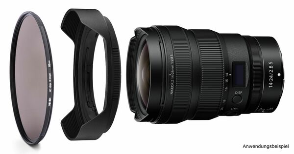 NiSi ND64 Graufilter für Nikon Z 14-24 F2.8 S  112mm