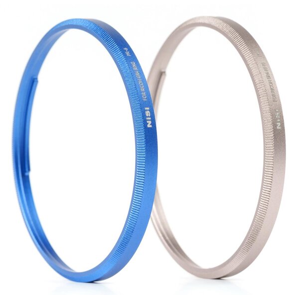 NiSi RING Cap Kit für Ricoh GR IV  Royal Blau, Titanium Grau