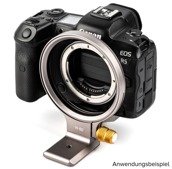 NiSi Wizard Bracket (Arca-Swiss kompatibel) Kompatibel mit allen Objektiven, deren Durchmesser kleiner als 82mm ist, für DSLM Kameras  W-82M