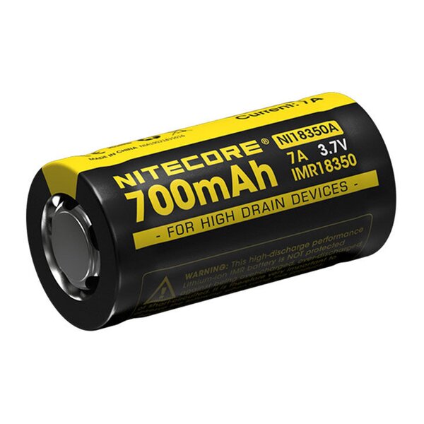 Nitecore 18350 Li-Ion IMR Akku 
