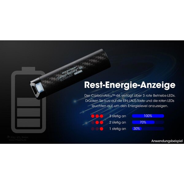 Nitecore Carbon Battery™ 6K Extension Kit 