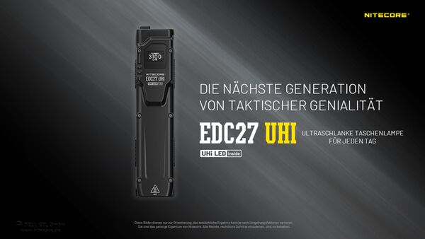Nitecore EDC27 Uhi - 3100 Lumen 