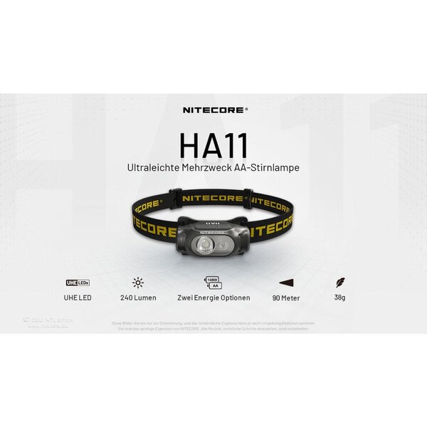 Nitecore HA11 V2 - 240 Lumen 